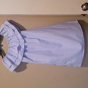 Off the shoulder stripe dress
